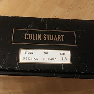 Colin Stuart animal print heels